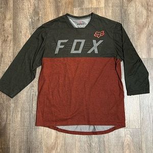 Fox Men’s Indicator Three Quarter Length Sleeve Tee-Large